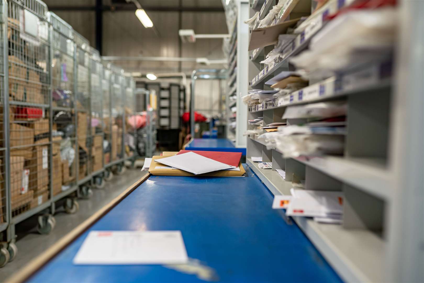 There are fears a backlog is building in sorting offices